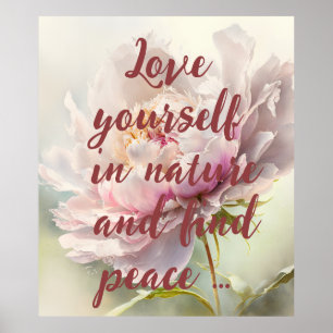 Floral background. Spring blossom Poster