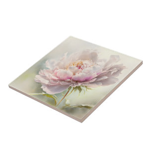 Floral background. Spring blossom Tile