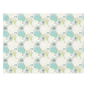 Floral background tablecloth