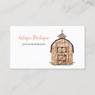 Floral Barn Antique Farm Business Card