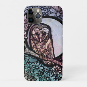Floral Barn Owl iPhone 11 Pro Case