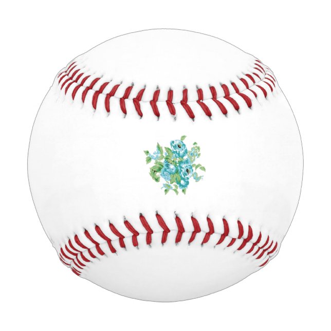 Floral Baseball Gift | Cute Vintage Sports (Front)