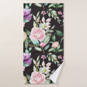 Floral Bath Towel