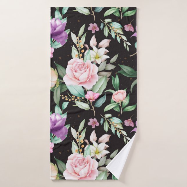 Floral Bath Towel (Bath Towel)