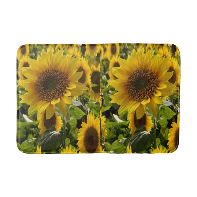Floral Bathroom Bathmat (Front)