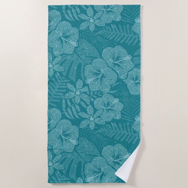 Floral Beach Towel (Front)