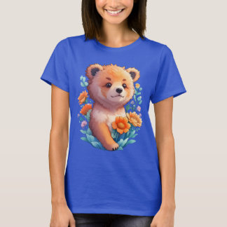 Floral Bear T-Shirt
