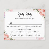 Floral beautiful boho watercolor rose pattern RSPV