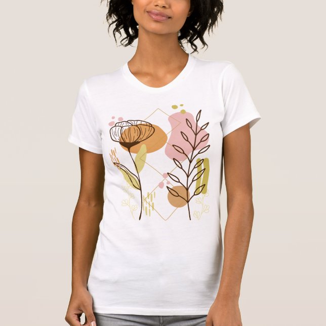 Floral beautiful shirt with a modern design (Front)