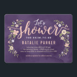 Floral Beauty Editable Colour Bridal Shower Invite<br><div class="desc">Start a memorable shower with stylish invitations from Berry Berry Sweet Designs. More colours and matching items are available at our website WWW.BERRYBERRYSWEET.COM or upon request.</div>
