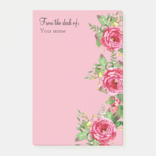 Floral Beauty From The Desk Of Post-it Notes