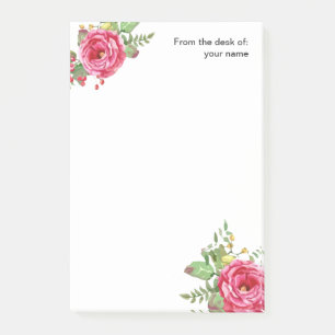 Floral Beauty From The Desk Of Post-it Notes