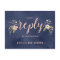 Floral Beauty RSVP Postcard Editable Colour