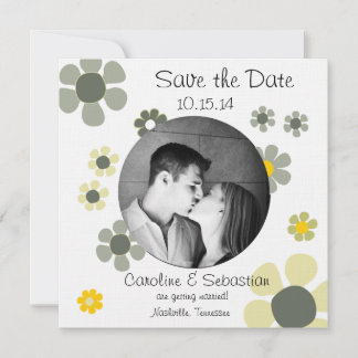 Floral Beauty - save the date card