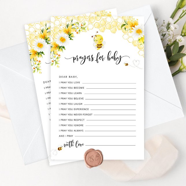 Floral bee Prayers for the baby (Creator Uploaded)