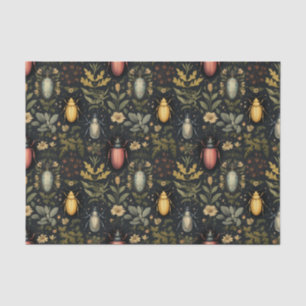 Floral Beetles and Bugs Tissue Paper