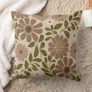 Floral Beige Cushion