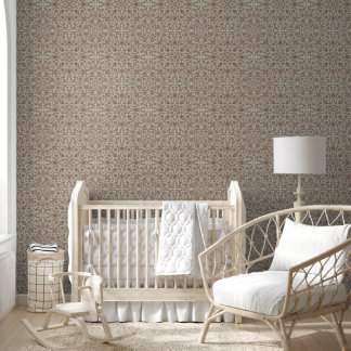 floral beige wallpaper