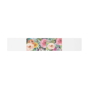 Floral Belly Band Invitation Belly Band