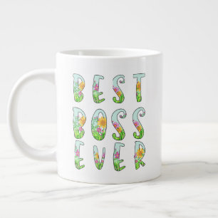 Floral Best Boss Ever Speciality Mug