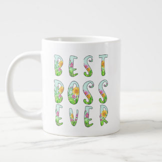 Floral Best Boss Ever Speciality Mug