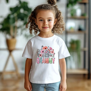 Floral "Best Grammy Ever" Shirt Boho Wildflower