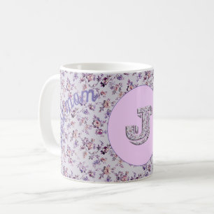 Floral Best mum J Coffee Mug