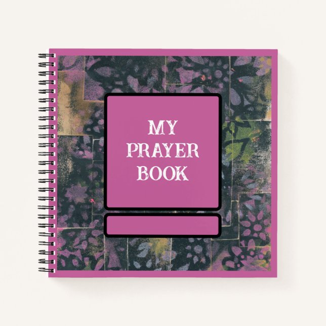 Floral Bible Study Journal - Spiral Notebook (Front)