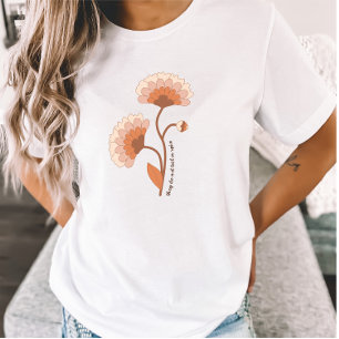 Floral Bible Verse Top, Women's Christian T-Shirt