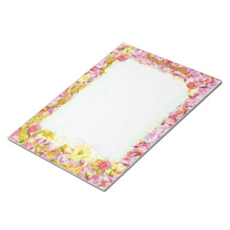 Floral Big Notepad