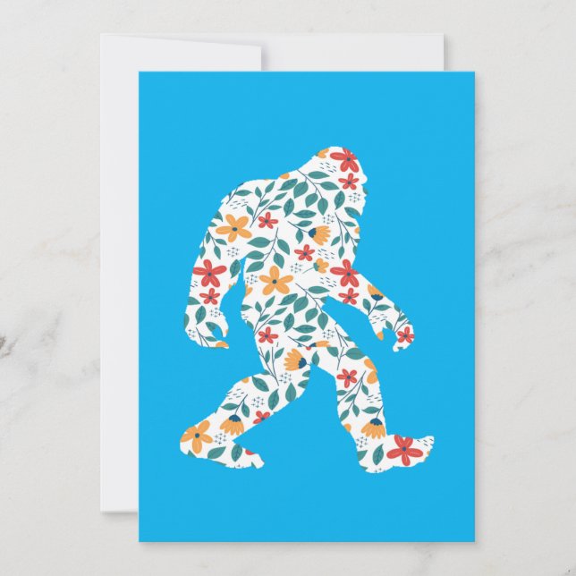 FLORAL BIGFOOT INVITATION (Front)