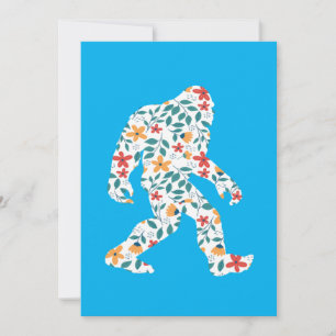 FLORAL BIGFOOT INVITATION