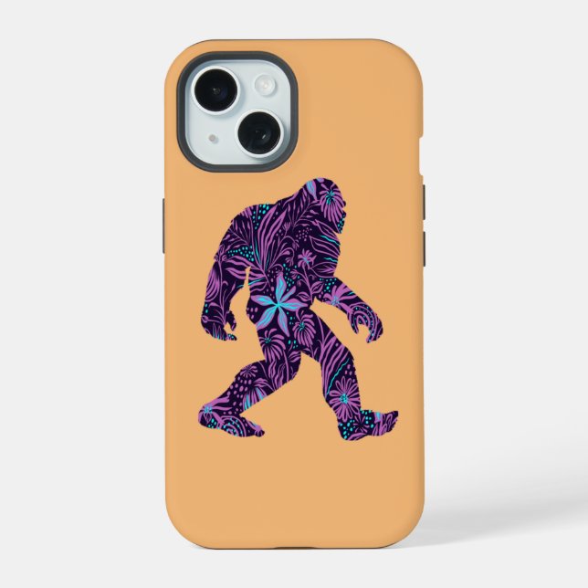 FLORAL BIGFOOT    iPhone 15 CASE (Back)