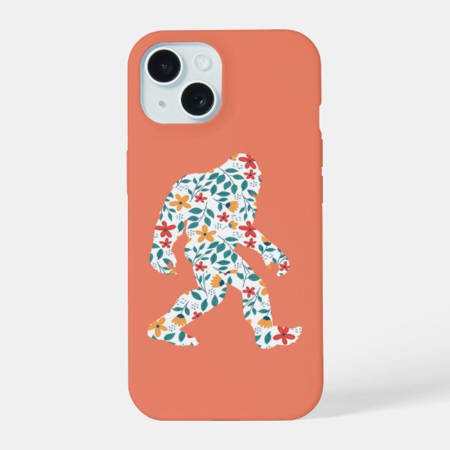 FLORAL BIGFOOT iPhone 15 CASE (Back)