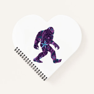 FLORAL BIGFOOT  NOTEBOOK