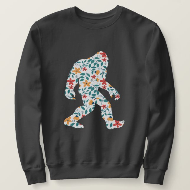 FLORAL BIGFOOT    SWEATSHIRT (Design Front)