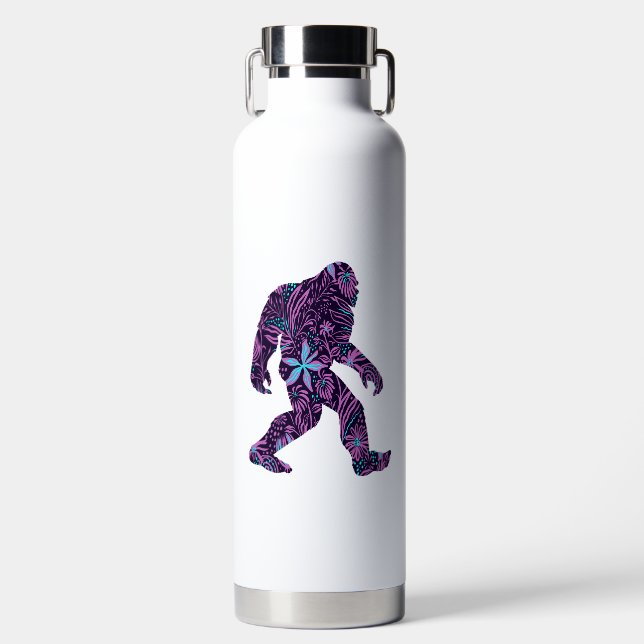 FLORAL BIGFOOT    WATER BOTTLE (Front)