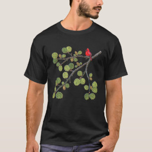 Floral Birds Cardinal Nature T-Shirt