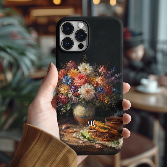 Floral Birria Still Life | Monogram Case-Mate iPhone Case (Creator Uploaded)
