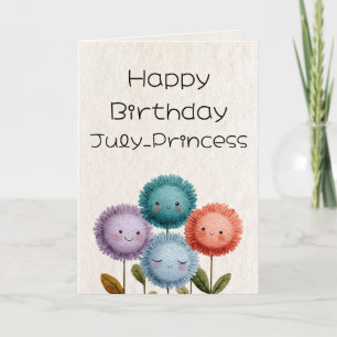 Floral Birthday Card