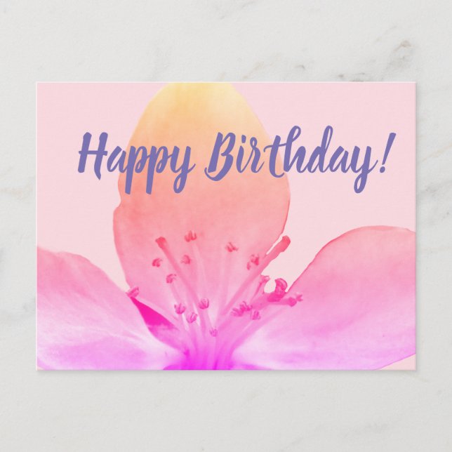 Floral Birthday Card (Front)