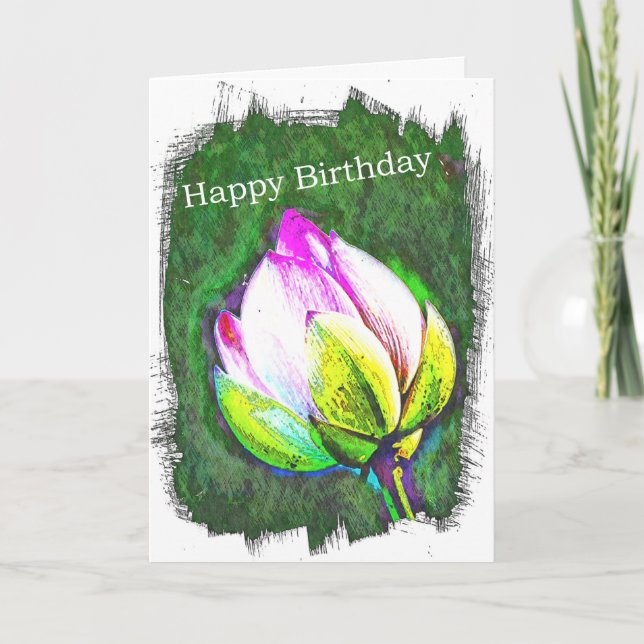 Floral Birthday Card (Front)