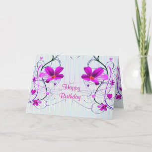 Floral Birthday Card