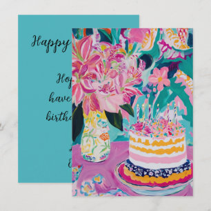 Floral Birthday Card