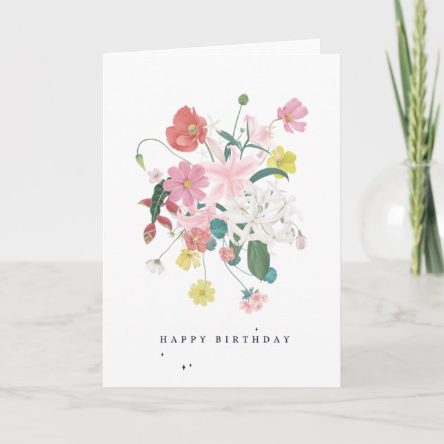 Floral Birthday Card (Front)