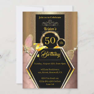 Floral Birthday Invitation