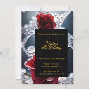 Floral Birthday Invitation