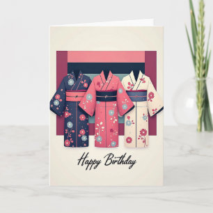 Floral Birthday Outfit Card