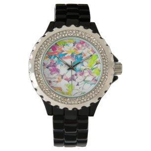 Floral Black Watch w/ Floating Effect