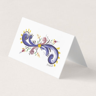 Floral blank notecards